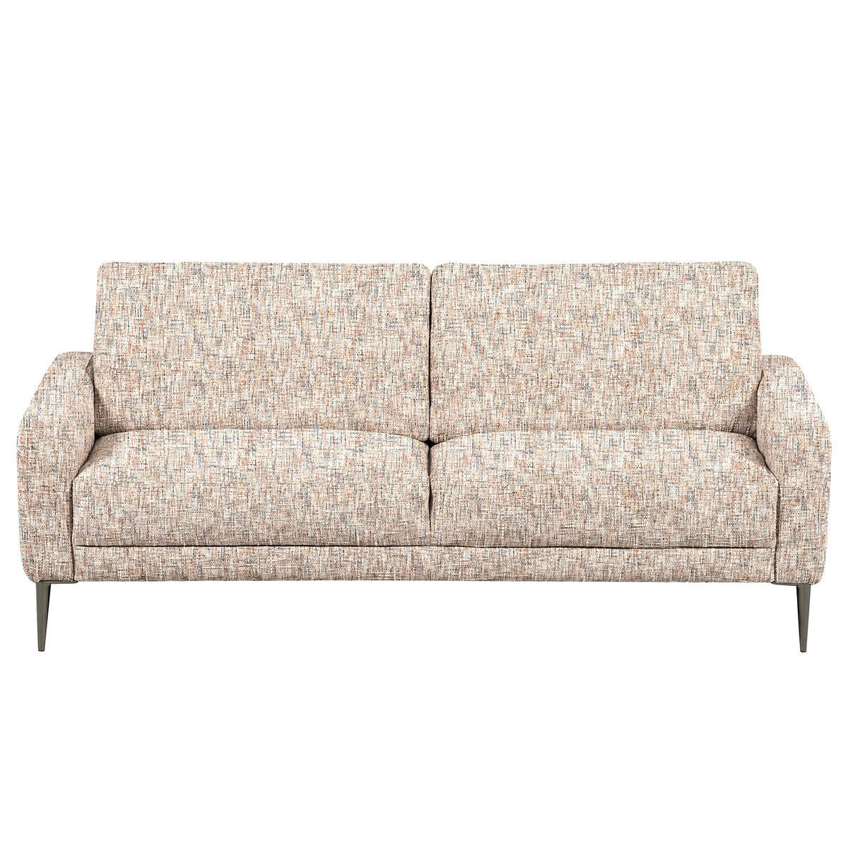 3,5-SITZER - Blau/Weiss, Design, Textil/Metall (207/85/92cm) - Livetastic