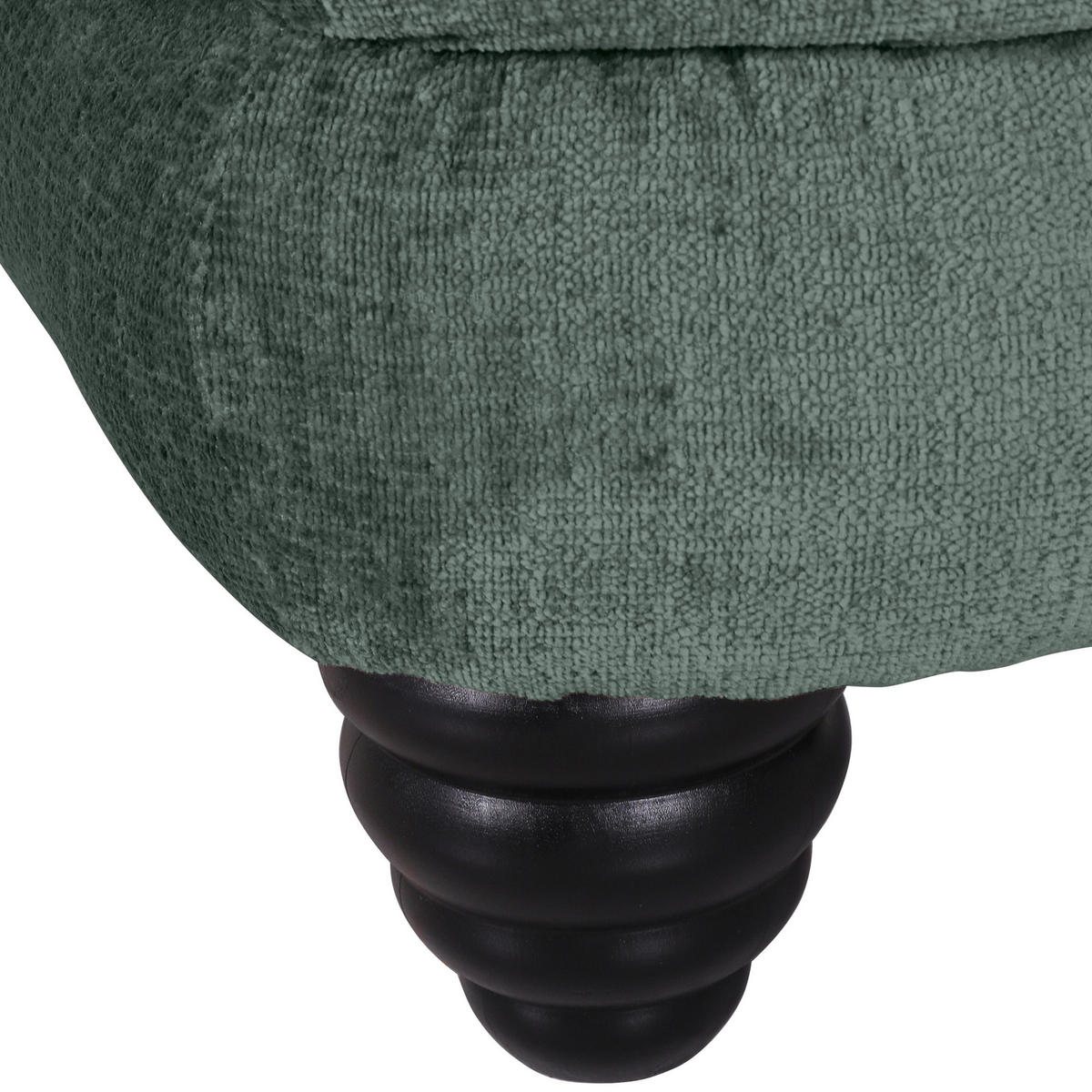 XXL-SESSEL in Chenille Petrol  - Petrol/Schwarz, Design, Holz/Textil (127/106/149cm) - Landscape