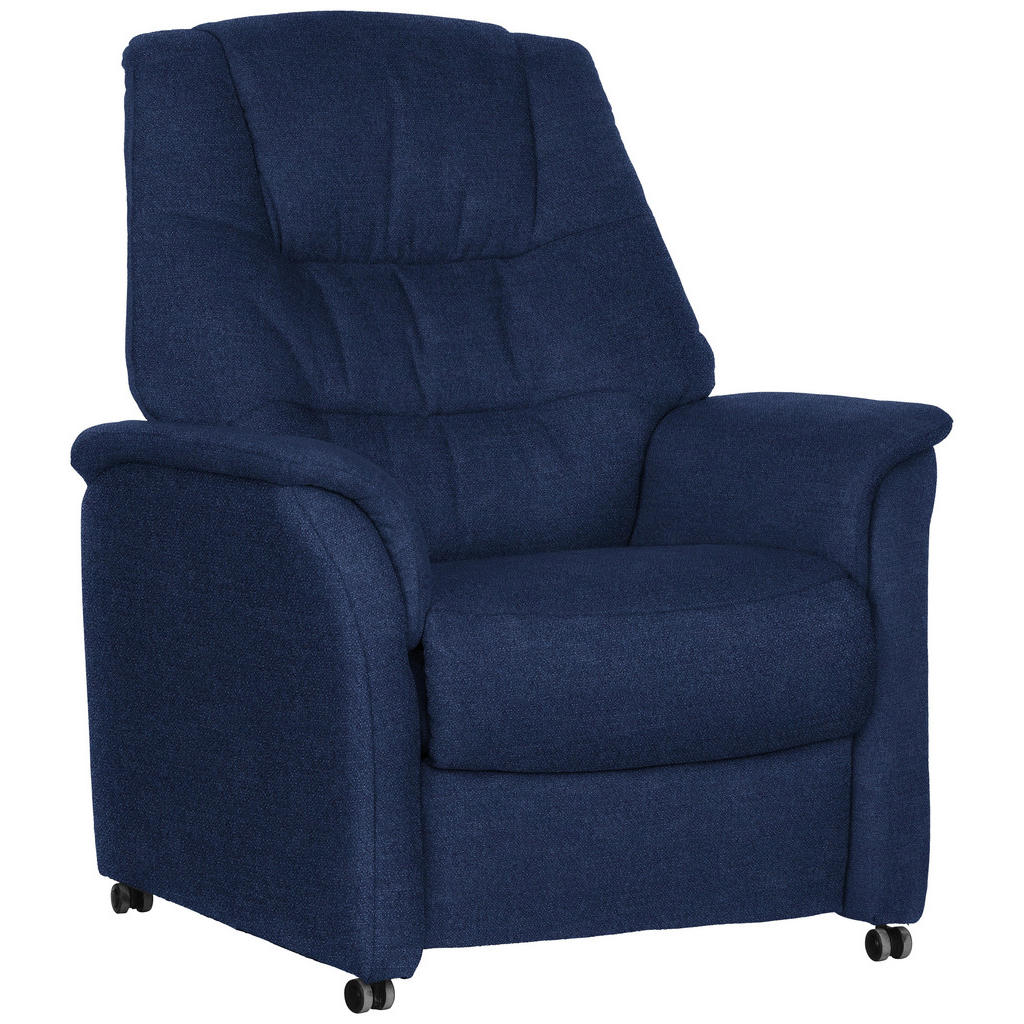 Fernsehsessel In Textil Blau Fernsehsessel In Textil Blau