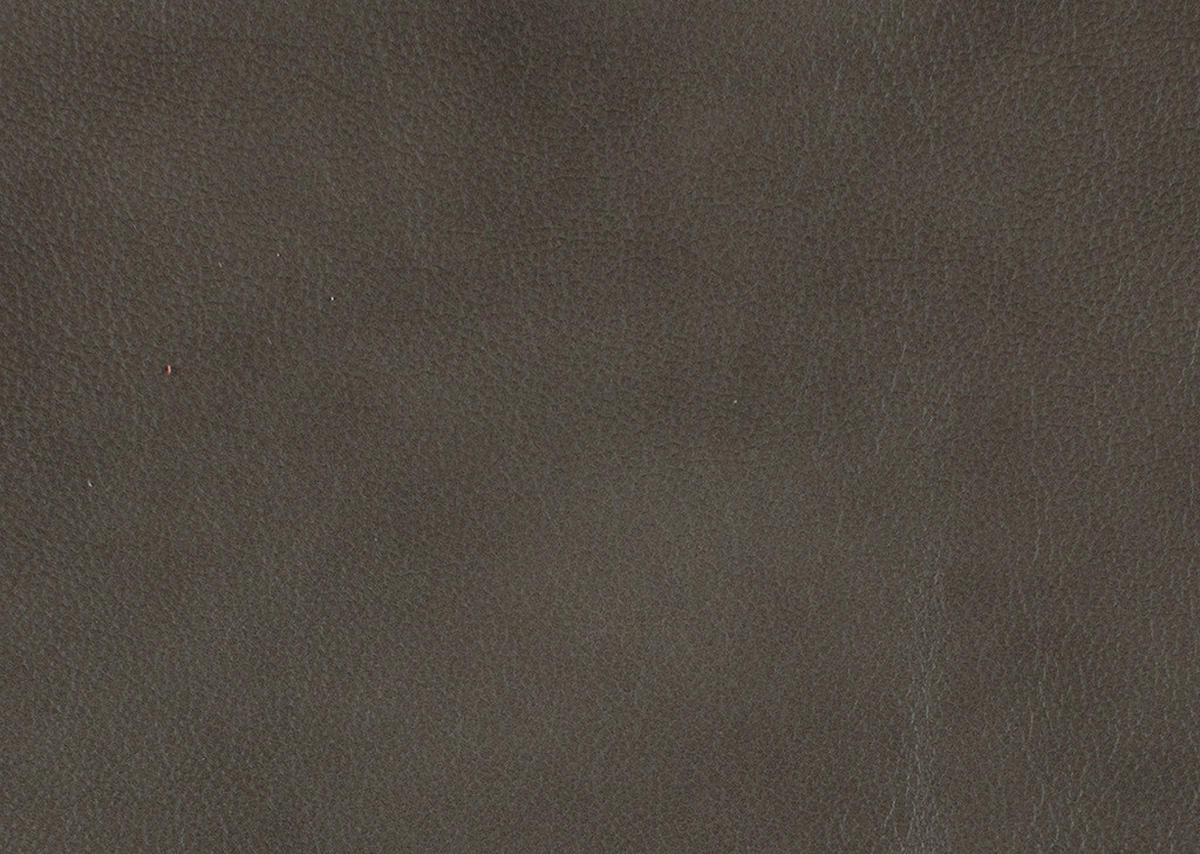 WOHNLANDSCHAFT in Echtleder Graubraun  - Graubraun/Schwarz, Design, Leder/Metall (181/336/206cm) - Beldomo Speed