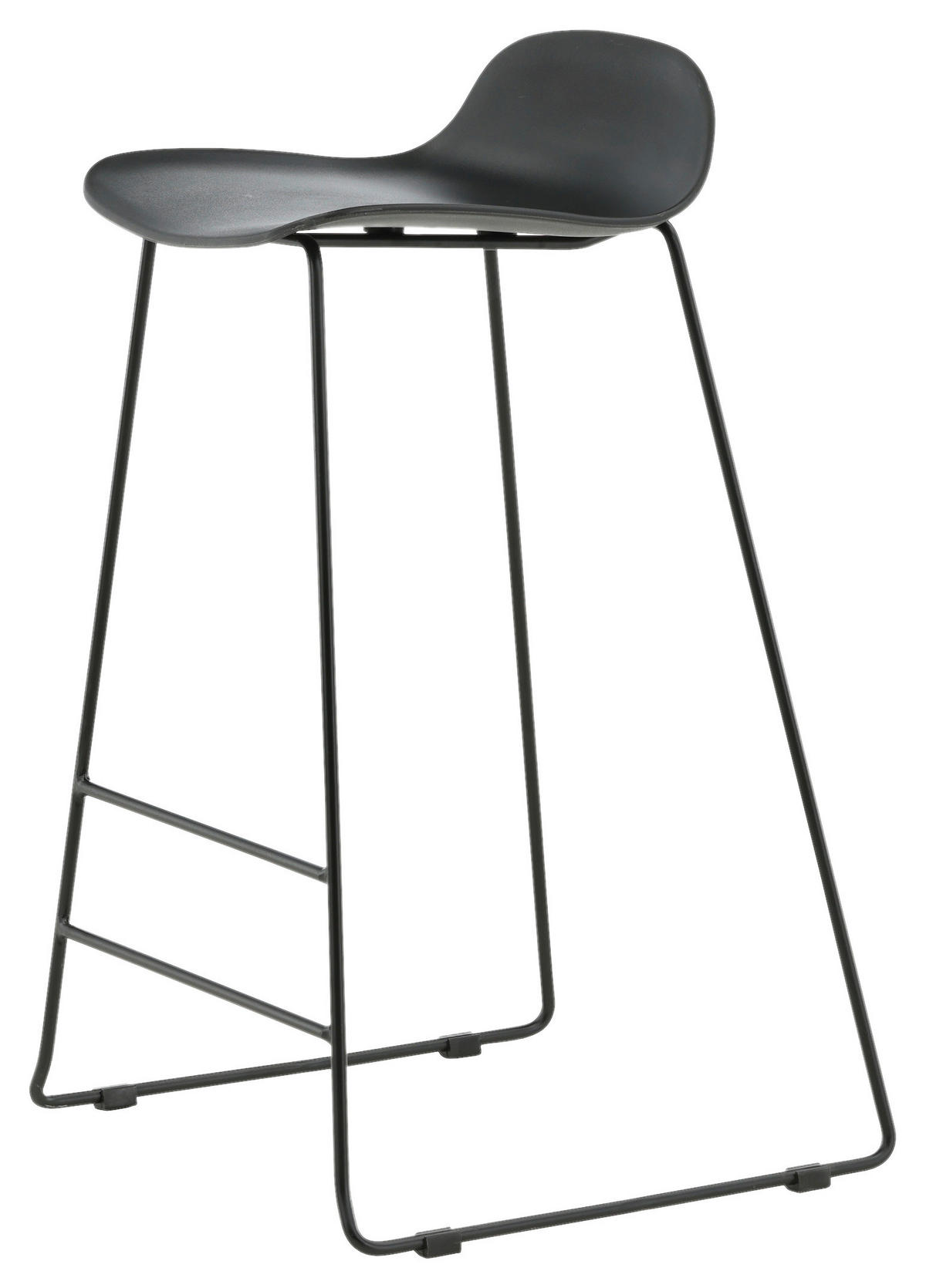 BARPALL SET i svart  - svart, Design, metall/plast (50/87/42cm) - Livetastic
