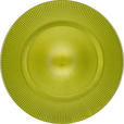 PLATZTELLER 34 cm  - Grün, KONVENTIONELL, Glas (34cm) - Novel