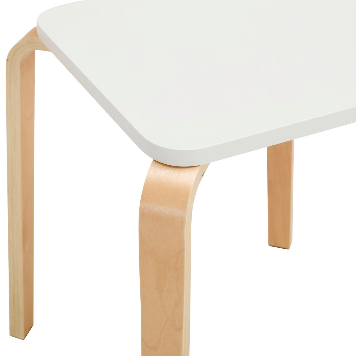STAPELHOCKER Naturfarben, Weiß  - Naturfarben/Weiß, Basics, Holz (33/45/33cm) - Boxxx