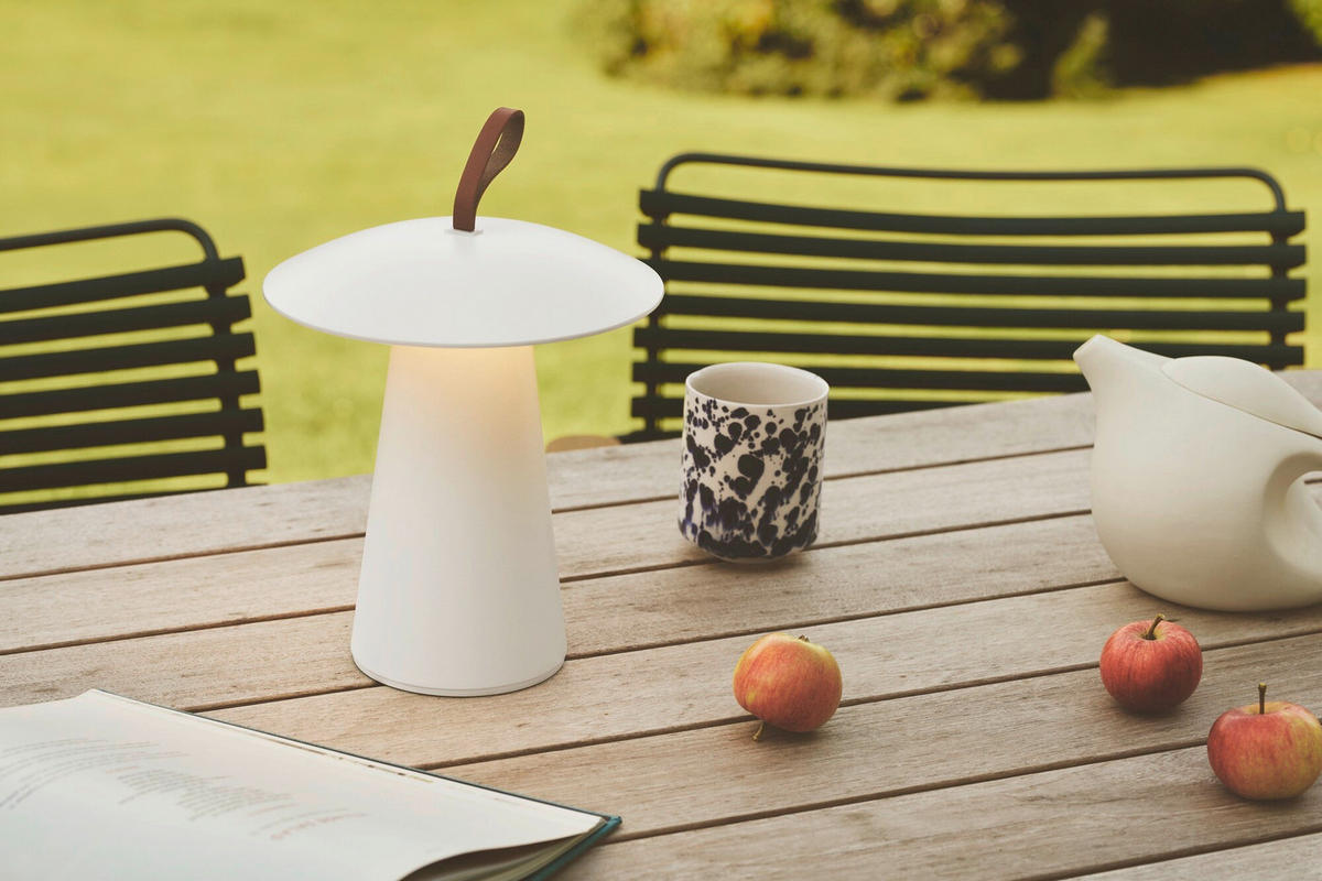 AKKU-TISCHLEUCHTE 19,7/29,2 cm   - Weiß, Design, Metall (19,7/29,2cm) - Nordlux