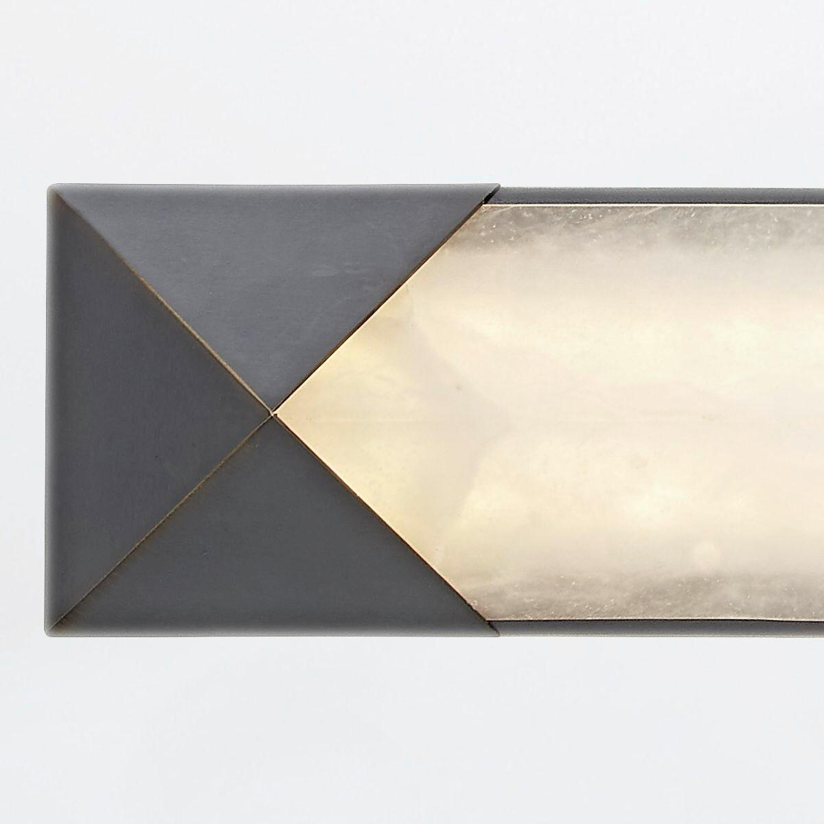 LED-WANDLEUCHTE    - Cappuccino, KONVENTIONELL, Stein/Metall (63,5/7,6/6,1cm) - Elstead Lighting