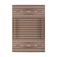 FLACHWEBETEPPICH 160/230 cm Splash 225 Braun / Creme Braun, Creme  - Creme/Braun, KONVENTIONELL, Textil (160/230cm)