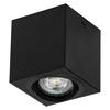 DECKENLEUCHTE    8/8/9,5 cm  - Schwarz, Basics, Metall (8/8/9,5cm) - Osram