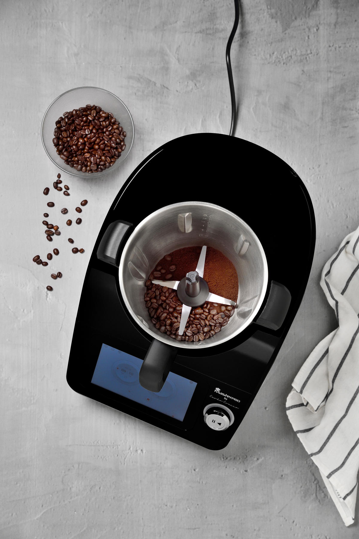 MULTICOOKER BY CARLO CRACCO  - Silberfarben/Schwarz, Trend, Metall (33.8/57/47.7cm)