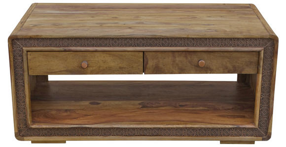 COUCHTISCH in Holz, Metall 110/60/50 cm - Sheeshamfarben, LIFESTYLE, Holz/Metall (110/60/50cm) - Landscape