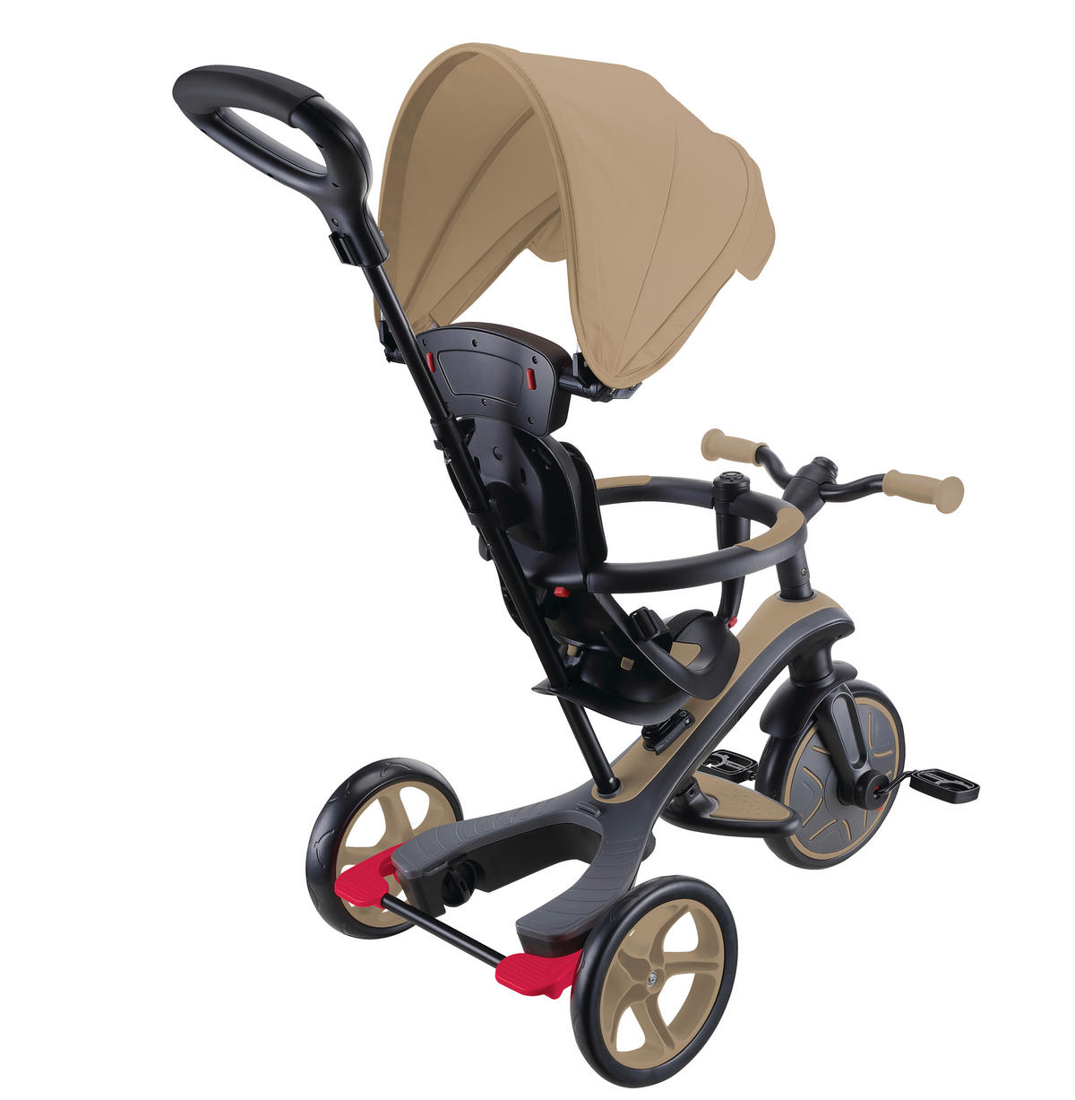 DREIRAD EXPLORER TRIKE 4in1  - Sandfarben, Basics, Kunststoff (95/47/97.5cm) - GLOBBER