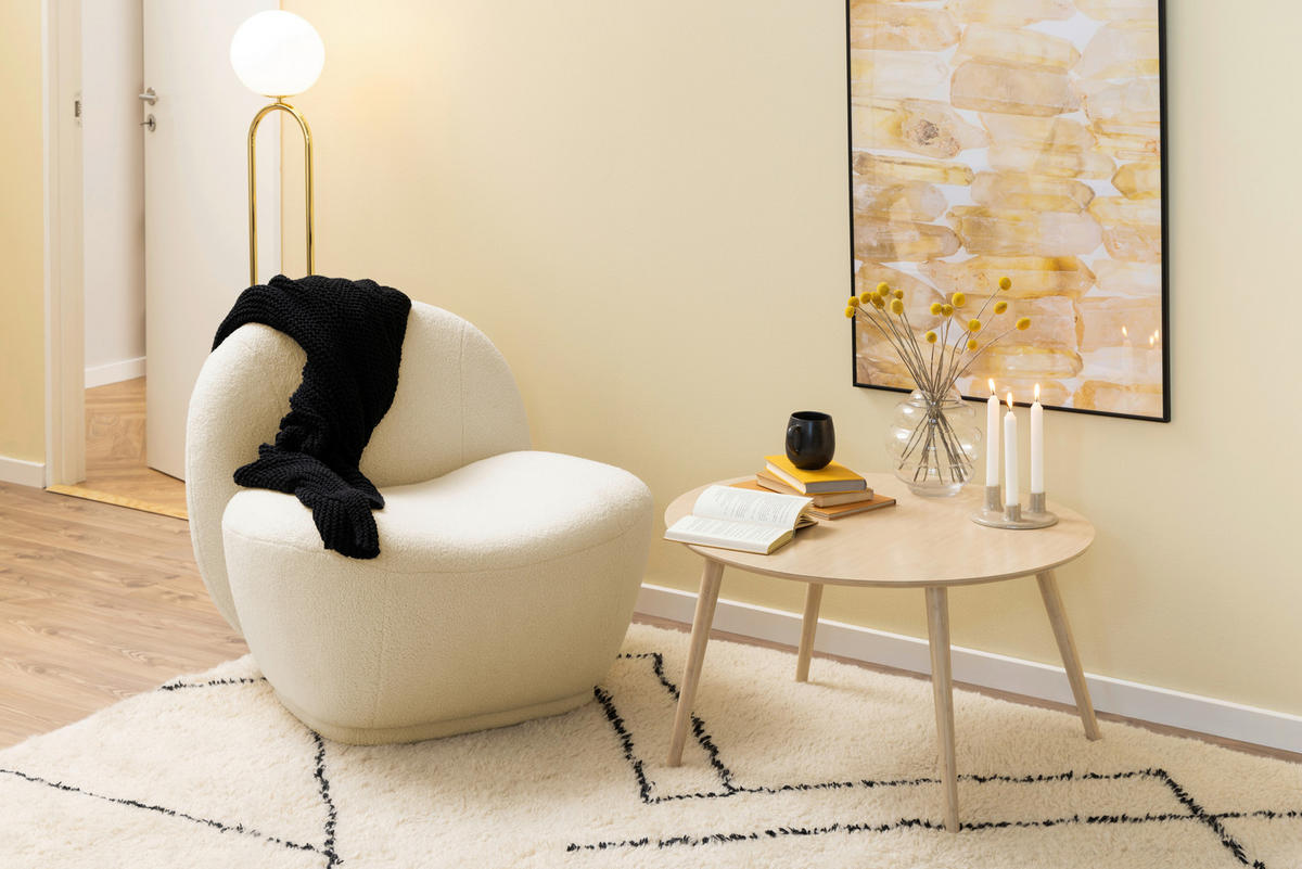 SOFFBORD i trä 80/80/45 cm  - naturfärgad, Design, trä (80/80/45cm) - Livetastic