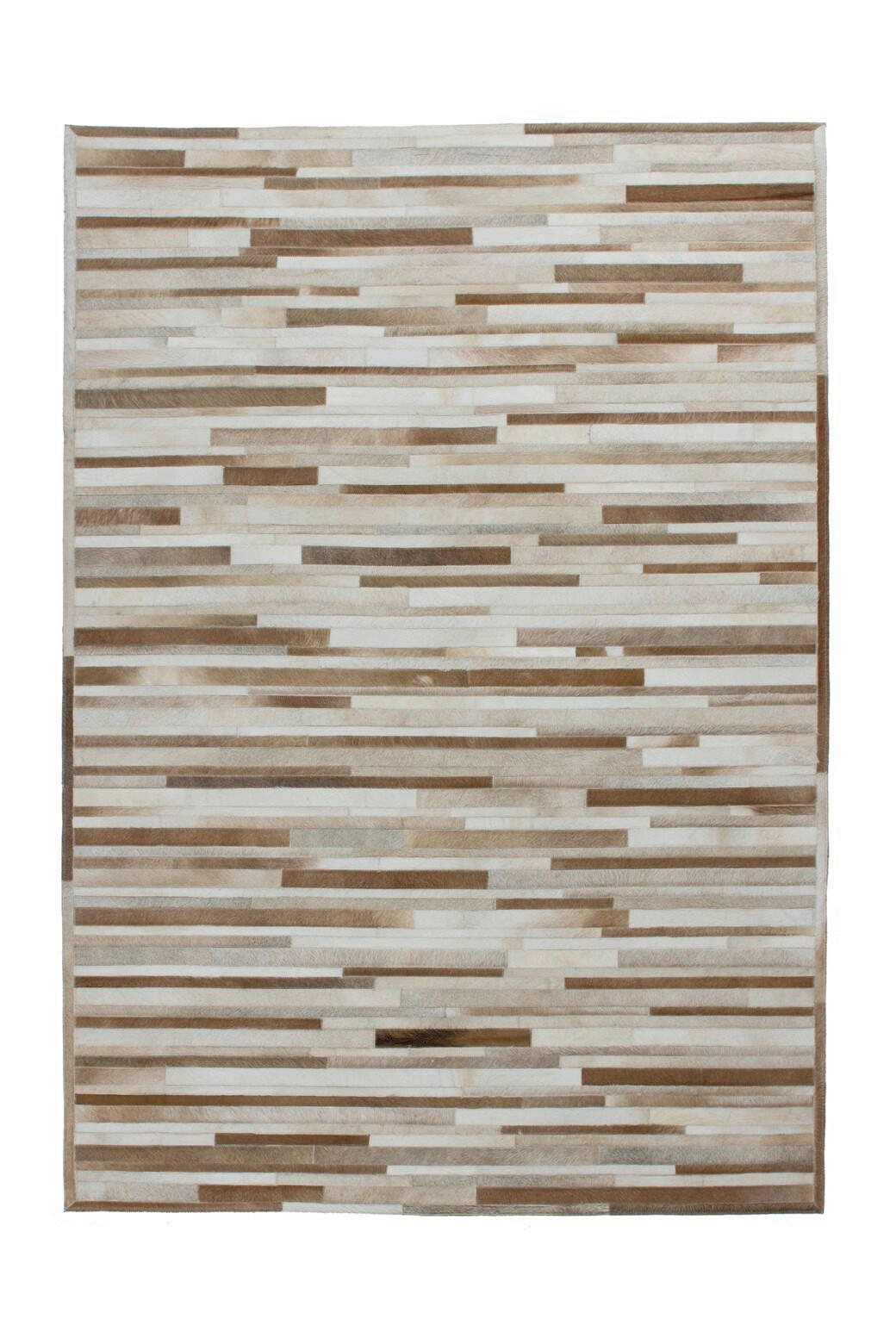 FLACHWEBETEPPICH 80/150 cm  - Creme, Design, Leder/Textil (80/150cm) - Novel