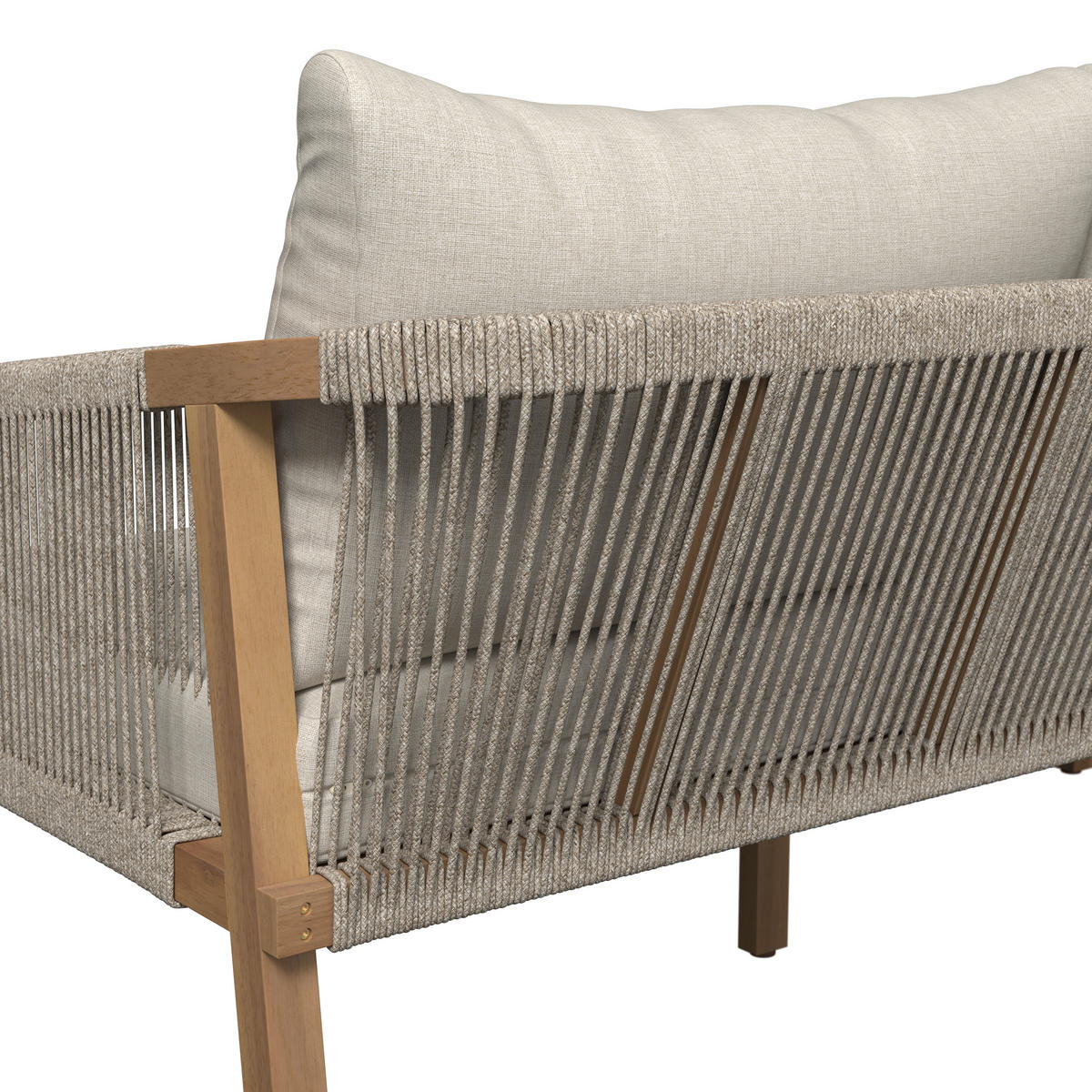 GARTENBANK 152/69/79,5 cm  in Akaziefarben, Beige  - Beige/Akaziefarben, Natur, Holz (152/69/79,5cm) - Ambia Garden