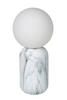 TISCHLEUCHTE MARBOL  - Opal, Design, Glas/Metall (15/15/32cm) - Lucide