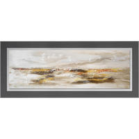 METALLBILD 125,7/50,7 cm  - Silberfarben/Multicolor, Design, Holzwerkstoff/Metall (125,7/50,7cm) - Monee