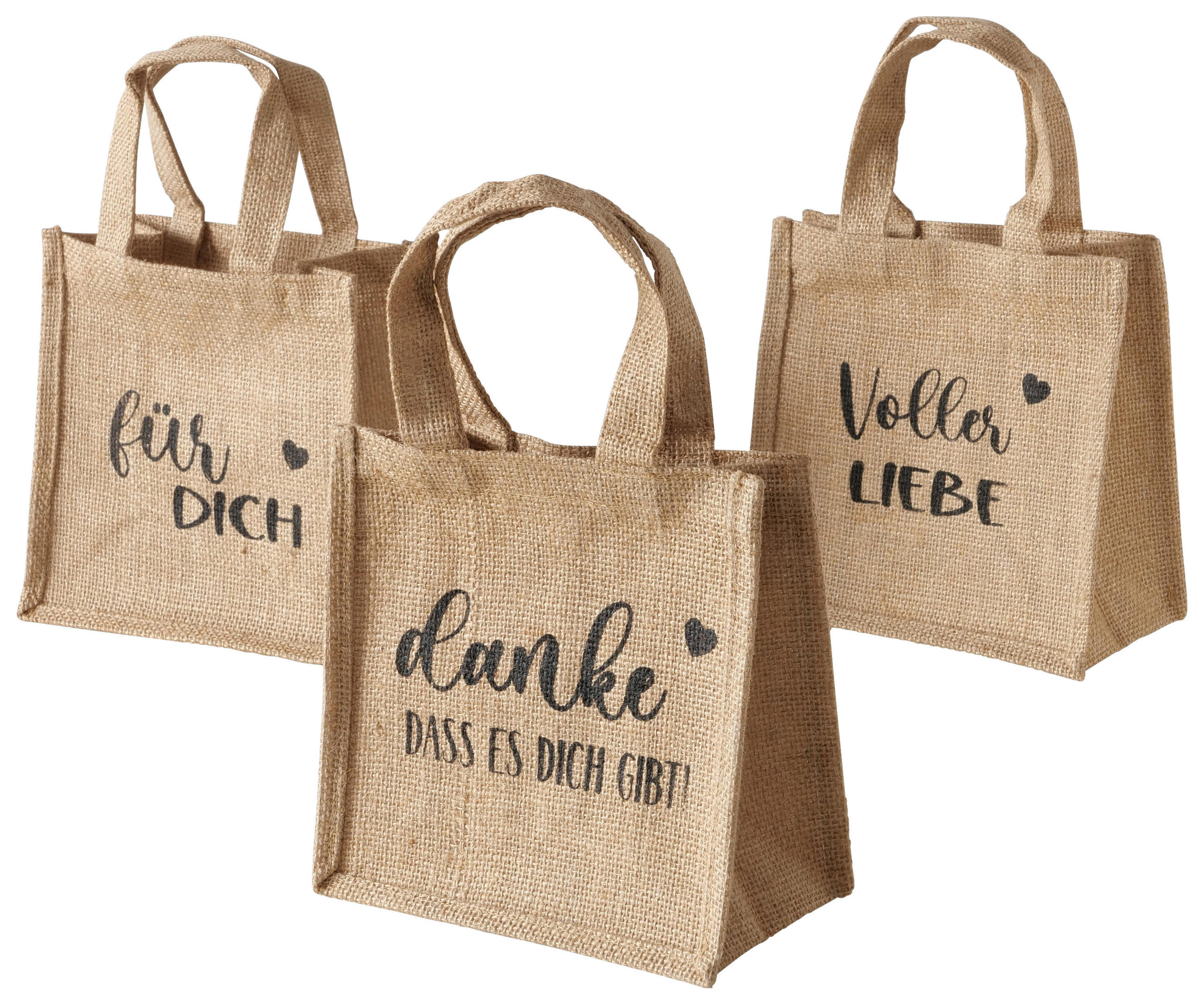 GESCHENKTASCHE  - Naturfarben, KONVENTIONELL, Textil (21/11,5/21cm)