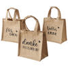 GESCHENKTASCHE  - Naturfarben, KONVENTIONELL, Textil (21/11,5/21cm)