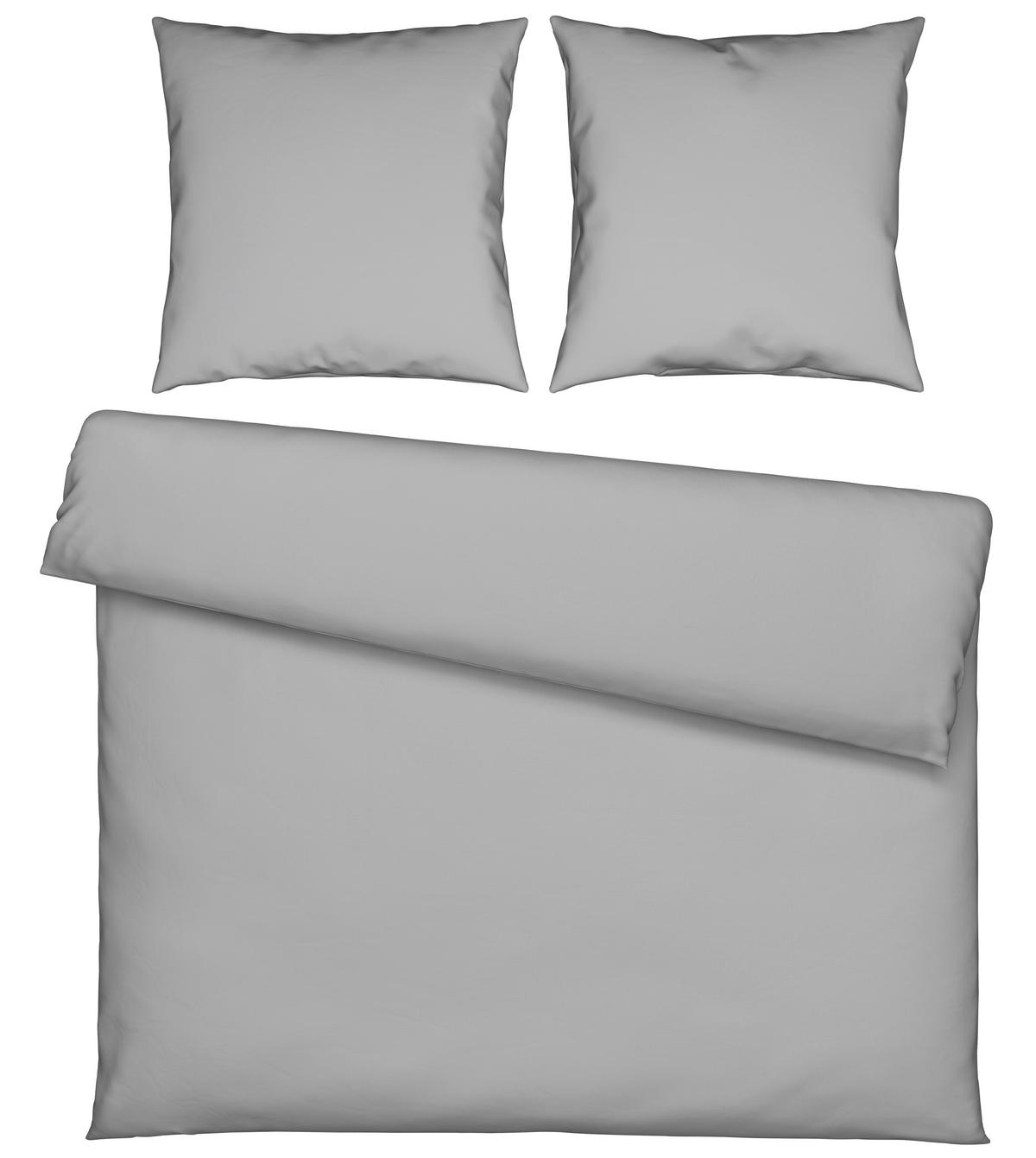 BETTWÄSCHE 200/200 cm  - Silberfarben, Textil (200/200cm) - Esposa