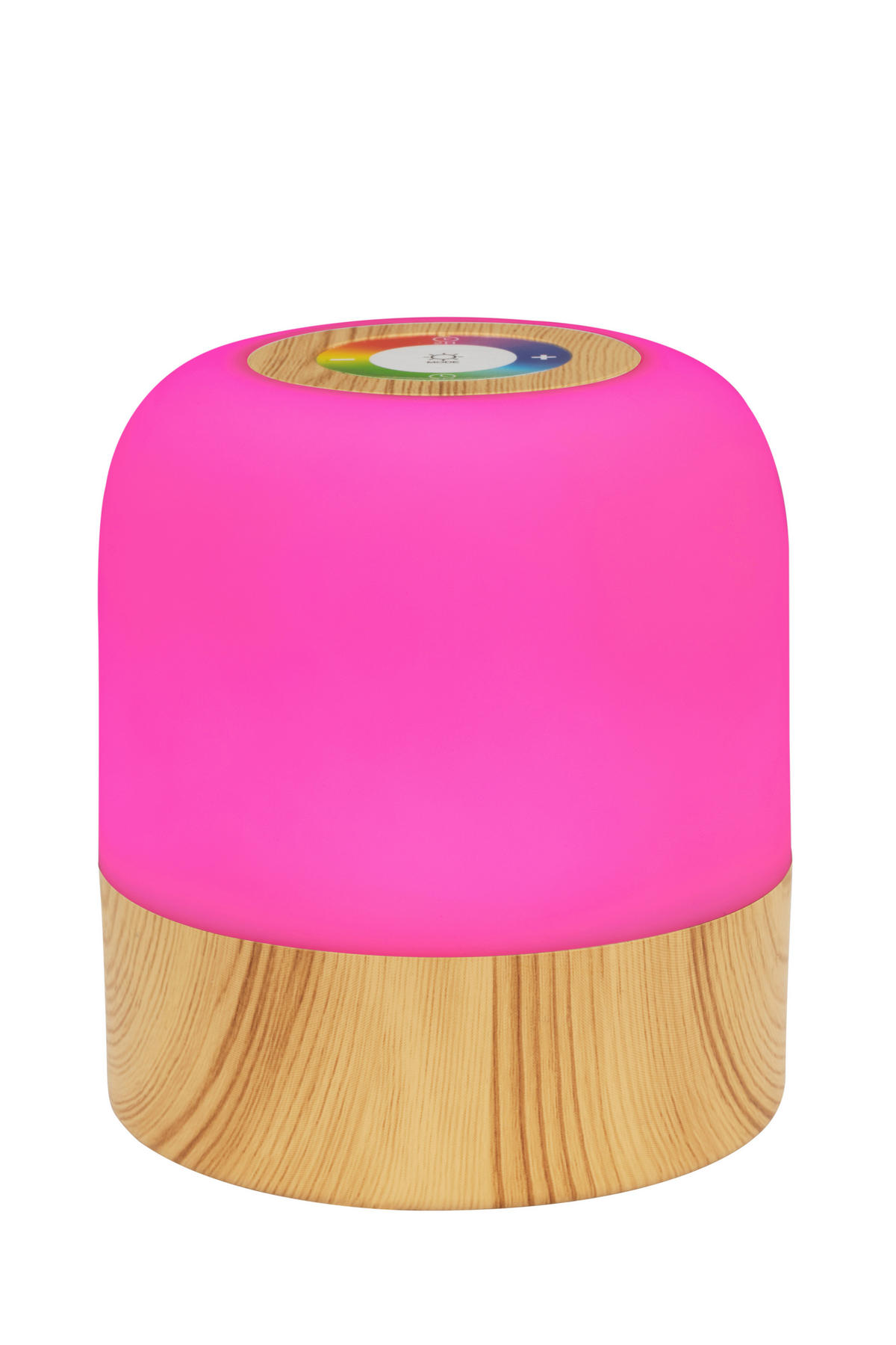 AKKU-TISCHLEUCHTE 7/8 cm   - Eschefarben/Weiß, LIFESTYLE, Kunststoff (7/8cm) - Novel