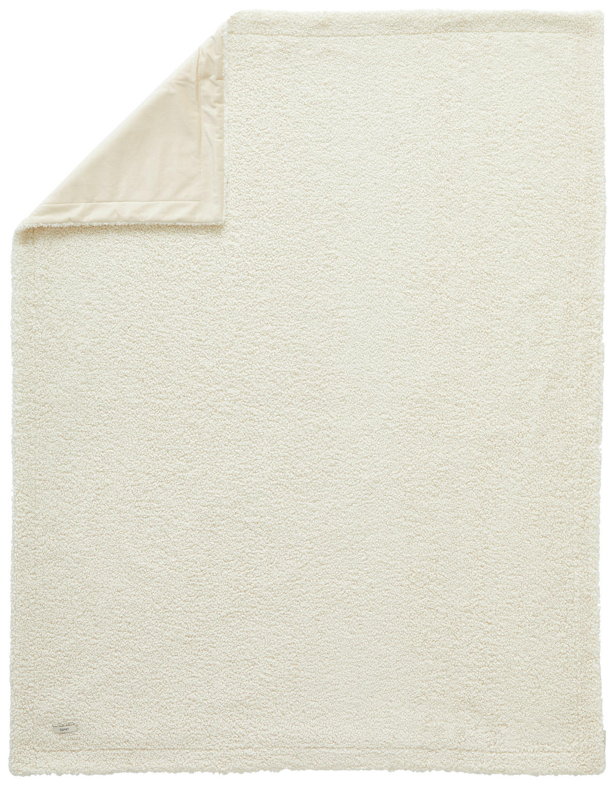PLAID E-Teddy 130/170 cm  - Naturfarben, Basics, Textil (130/170cm) - Esprit