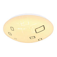 LED-DECKENLEUCHTE 36/10.5 cm   - Weiß, Basics, Kunststoff/Metall (36/10.5cm) - Globo