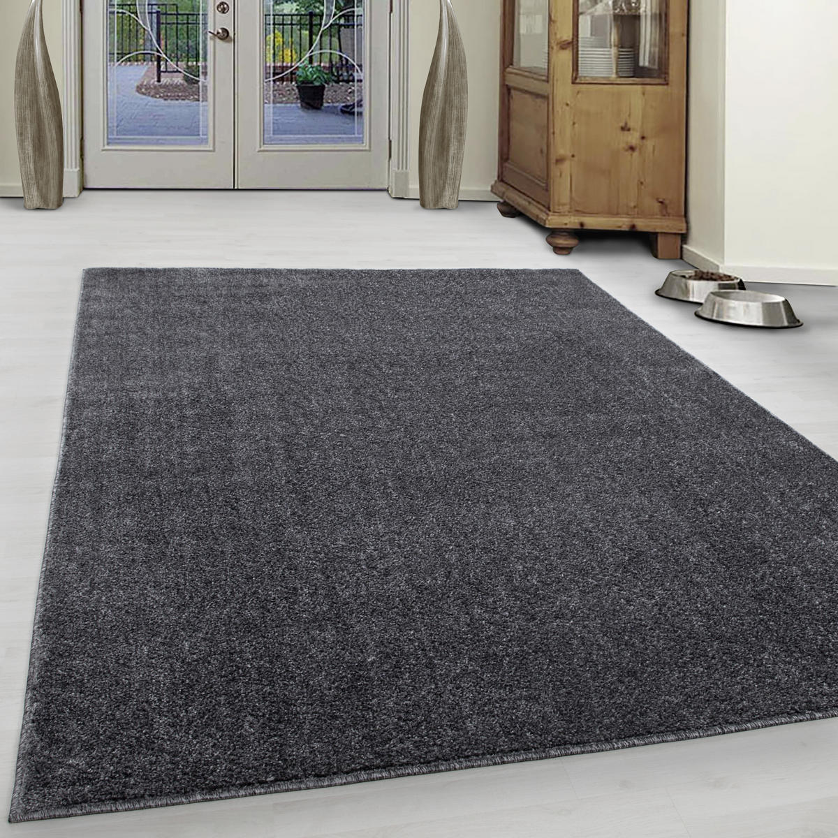 HOCHFLORTEPPICH 200/290 cm Ata grau Grau  - Grau, KONVENTIONELL, Textil (200/290cm) - Novel