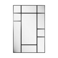 DEKOSPIEGEL    in rechteckig  - Schwarz, Basics, Glas/Holz (140/210/2,5cm)