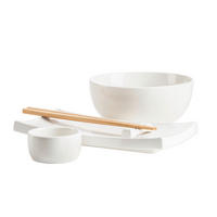 SKÅLSET 10 delar  - vit, Basics, keramik (29,8/15,5/13cm) - Mäser