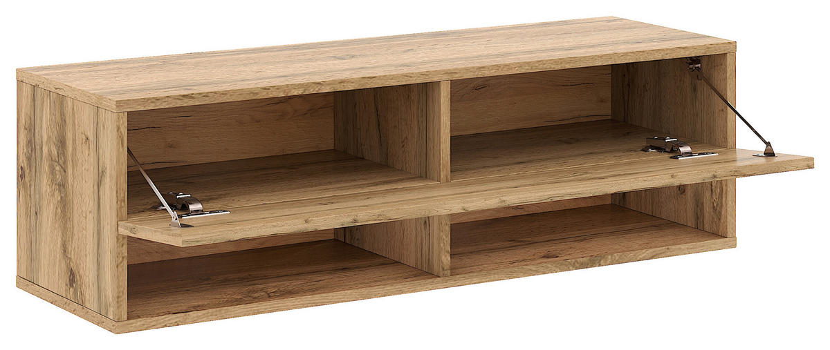 LOWBOARD DERBY  in 100/31,5/32,5 cm  - Eiche Wotan, Design, Holzwerkstoff (100/31,5/32,5cm) - Livetastic
