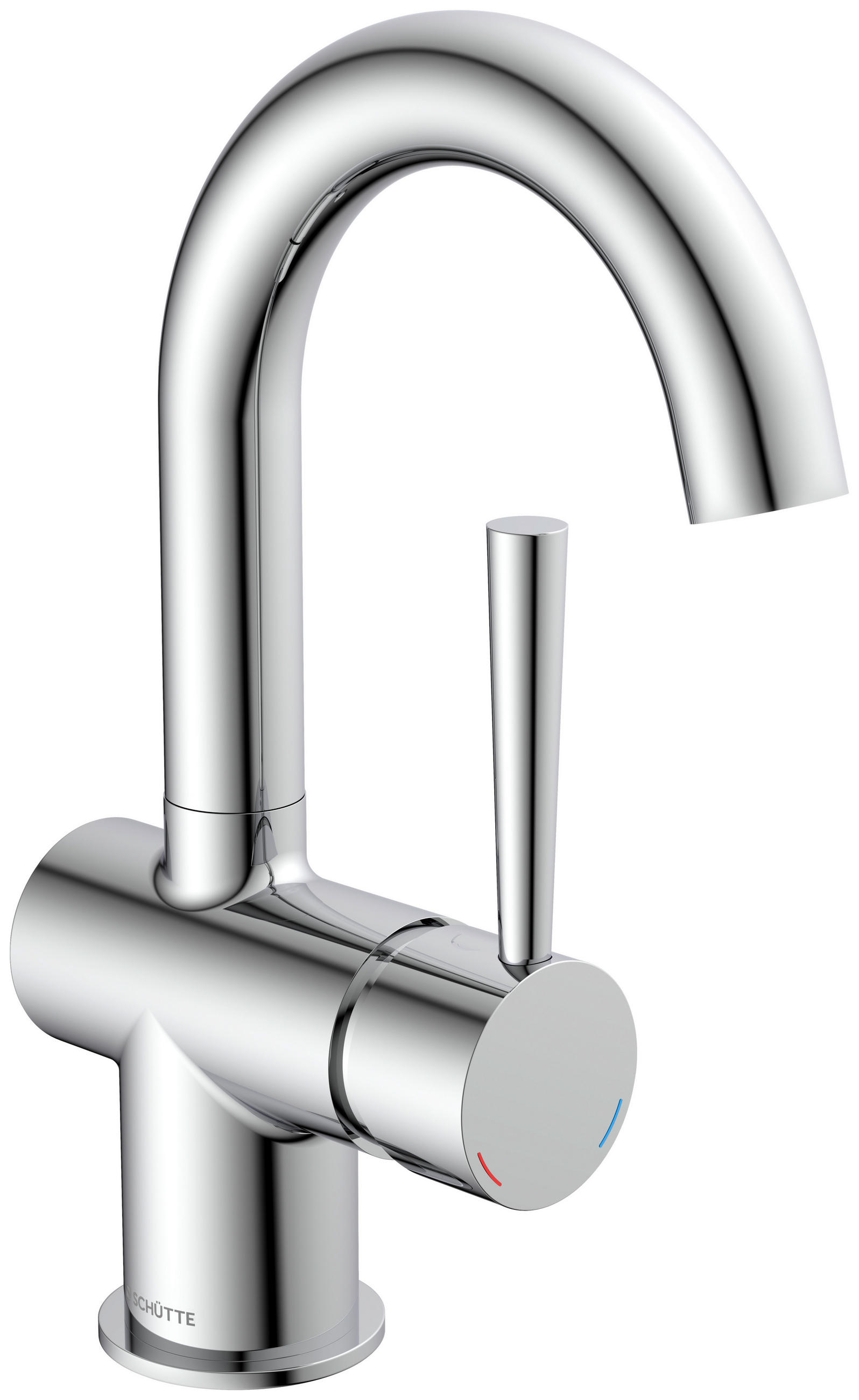 WASCHTISCHARMATUR 79010  - Chromfarben, Basics, Metall (5,5/25,5/17,0cm) - Schütte