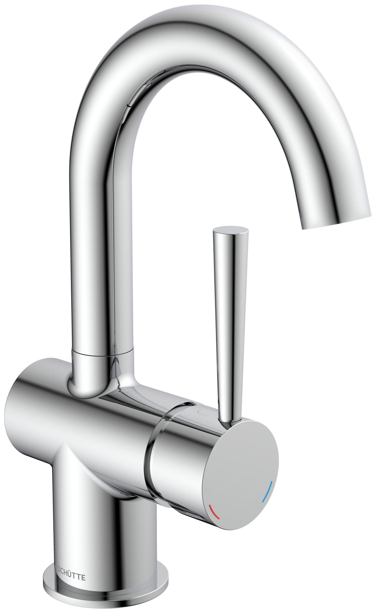 WASCHTISCHARMATUR 5,5/25,5/17,0 cm  - Chromfarben, Basics, Metall (5,5/25,5/17,0cm) - Schütte