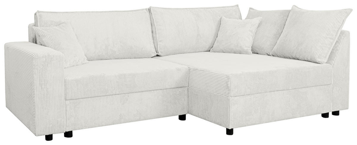 ROHOVÁ SEDAČKA, textil, prírodná farba - čierna/prírodná farba, Konventionell, textil/plast (245/153cm) - Carryhome