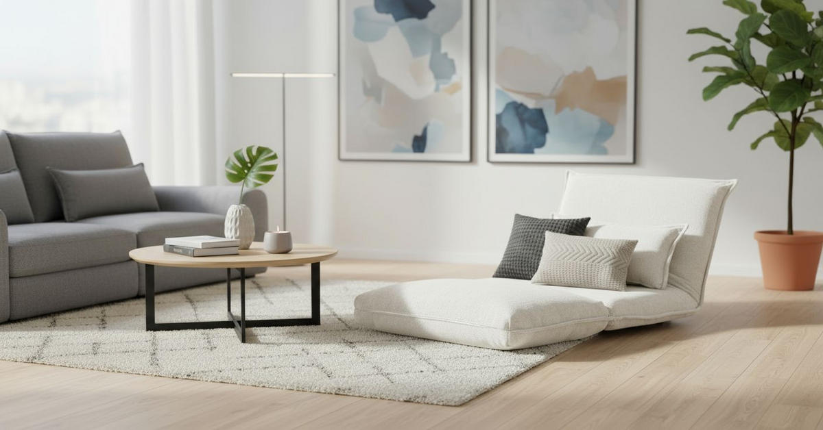 SCHLAFSESSEL  in Webstoff Creme  - Creme, MODERN, Textil (85,5/59/67cm) - MID.YOU