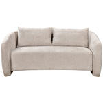 2-SITZER-SOFA Struktur Beige  - Beige/Schwarz, Design, Kunststoff/Textil (183/75/112cm) - Ambia Home