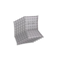 SESSELAUFLAGENSET in Grau Raute  - Grau, Basics, Textil (50/6/100cm)