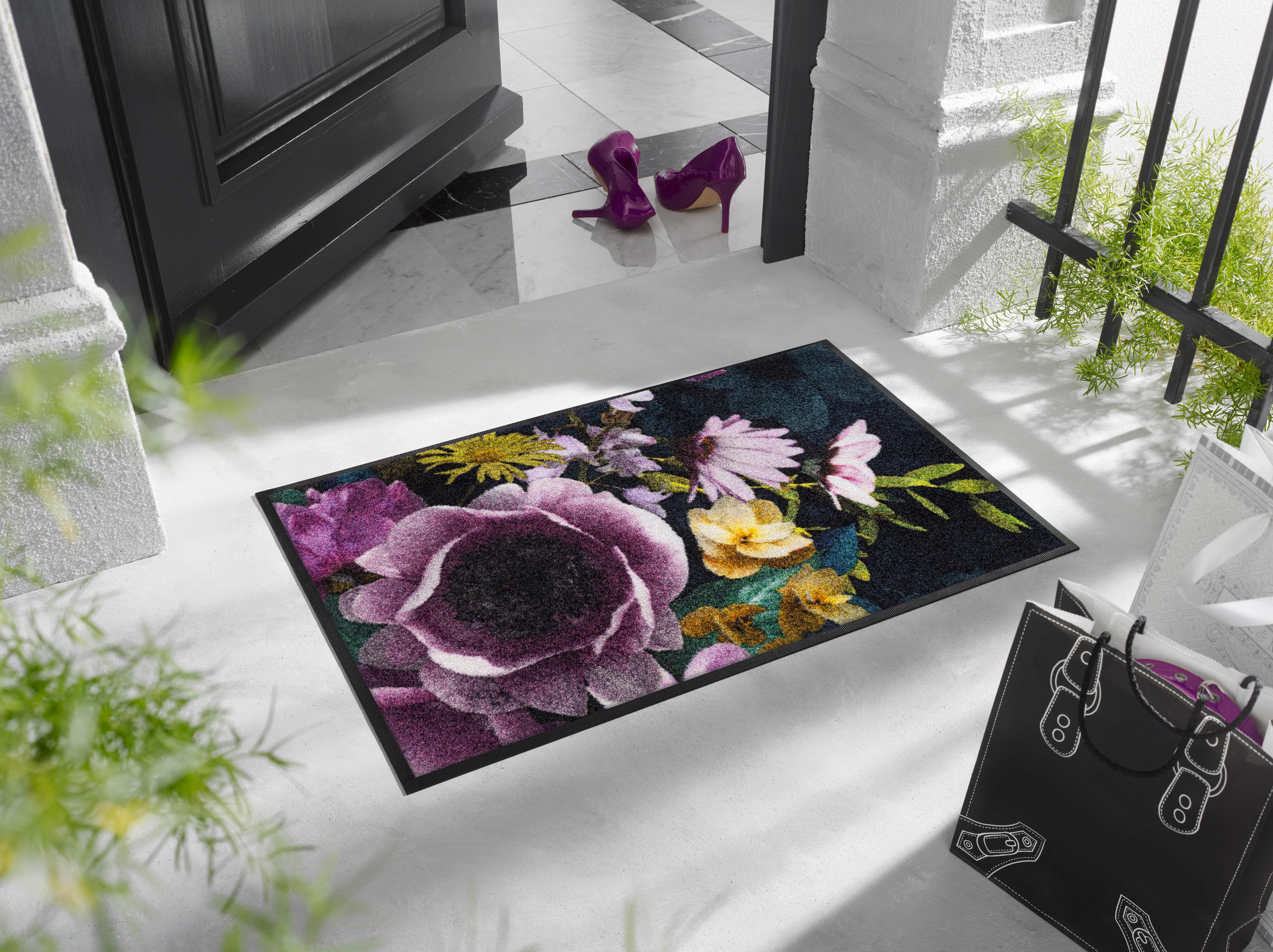COVORAȘ DE INTRARE 50/75 cm  - multicolor, Konventionell, plastic/textil (50/75cm) - wash+dry