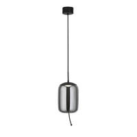 LED-PENDELLAMPA Lisbon 18/18/43-150 cm  - svart, Modern, metall/glas (18/18/43-150cm)