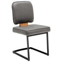 SCHWINGSTUHL   Flachgewebe  - Dunkelgrau, KONVENTIONELL, Textil/Metall (50/88/60cm) - Venda