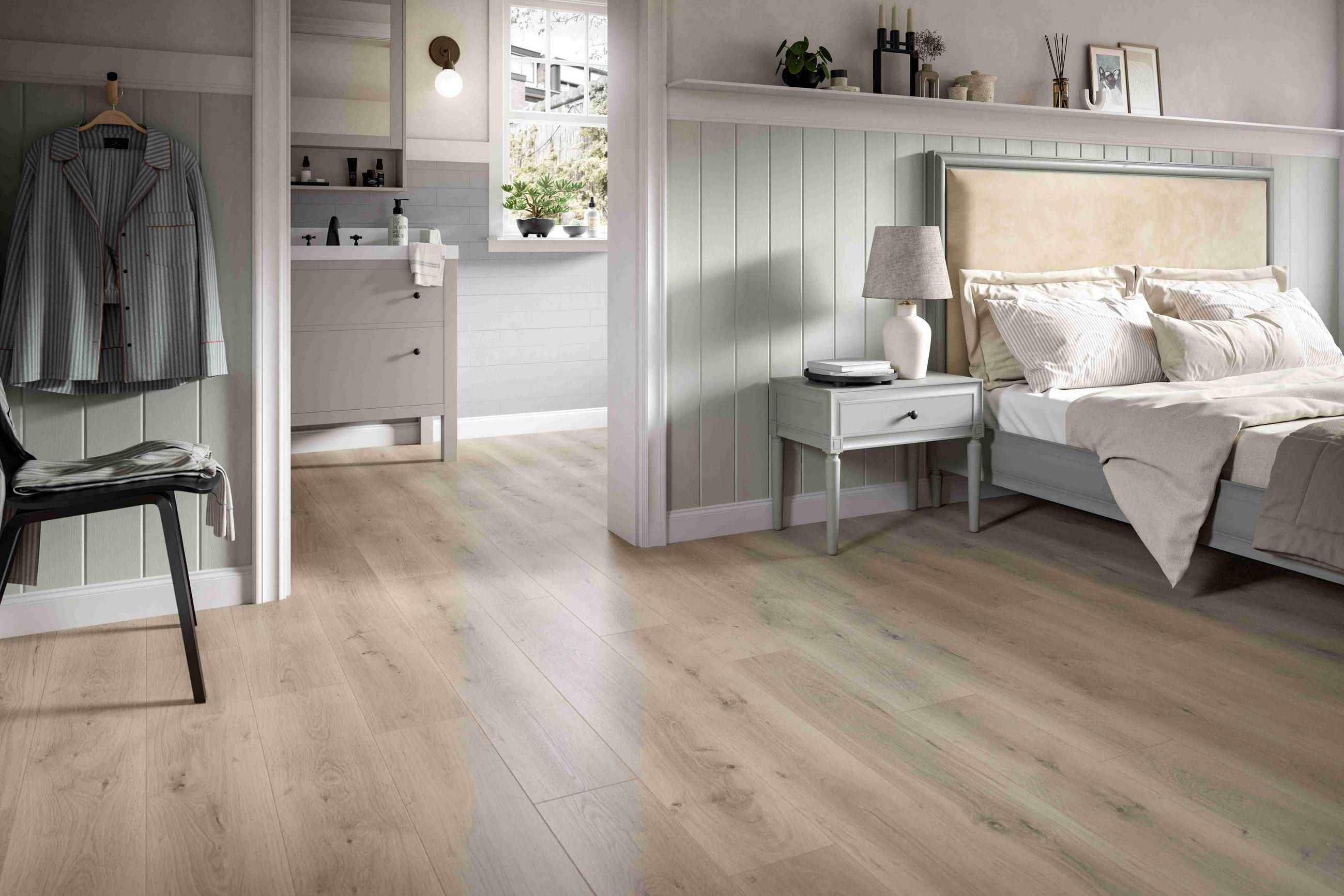 LAMINATBODEN Pinot Eiche grau  per  m² - KONVENTIONELL (129,2/19,3/0,8cm) - Venda