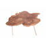 COUCHTISCH Teakholz Hellbraun - Hellbraun, LIFESTYLE, Holz (80-95/40cm)