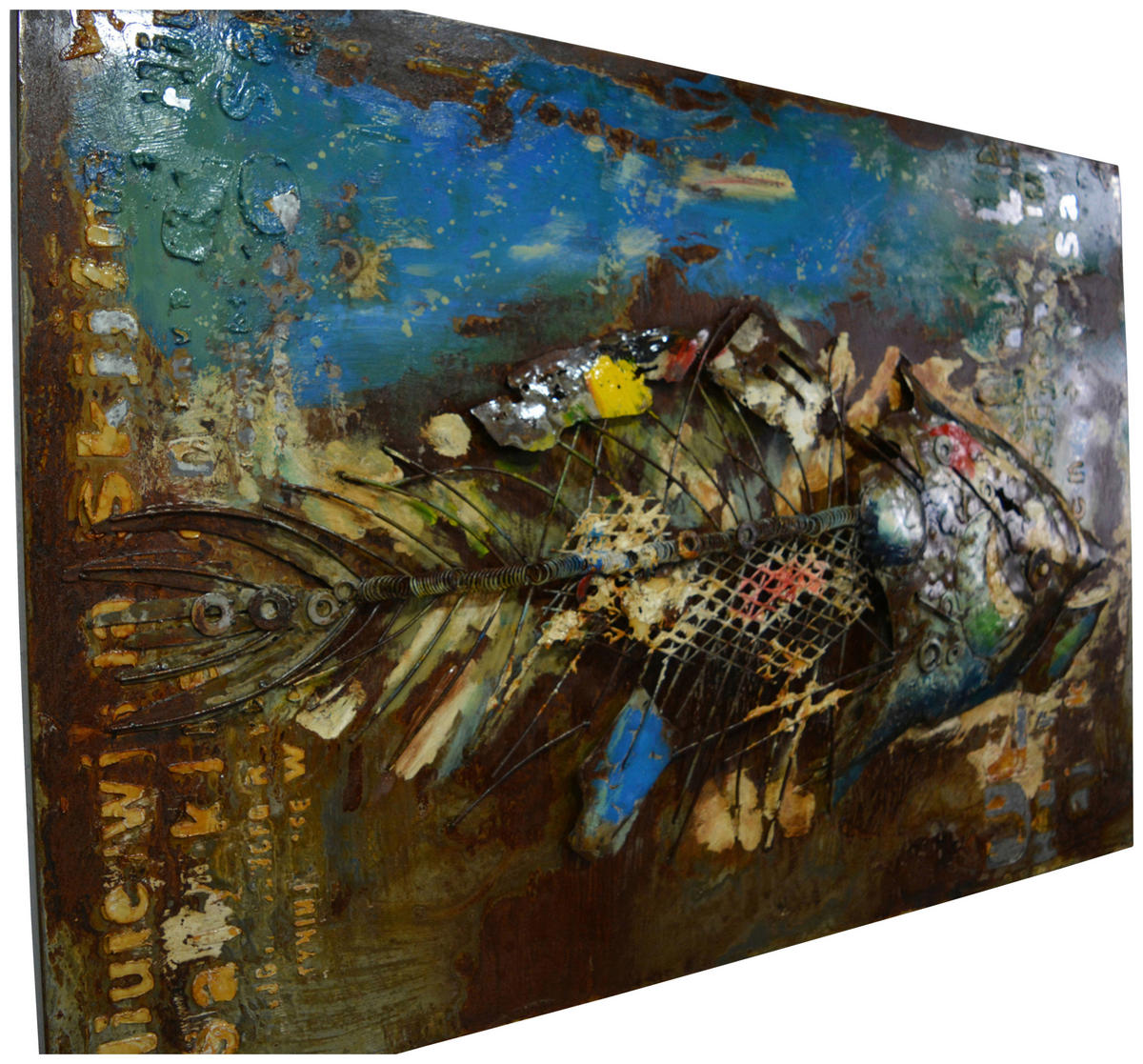 METALLBILD Tiere  - Rostfarben, LIFESTYLE, Metall (80/120/5cm) - Kayoom
