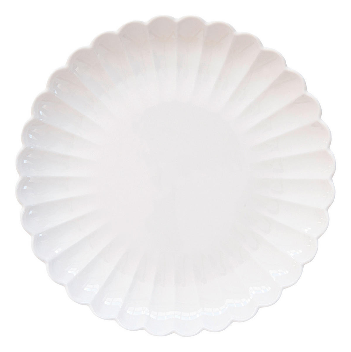 DESSZERTES TÁNYÉR  - fehér, Romantik / Landhaus, kerámia (19/19cm) - Easy Life