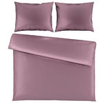 BETTWÄSCHE TANJA Satin 200/200 cm  - Mauve, Basics, Textil (200/200cm) - Novel