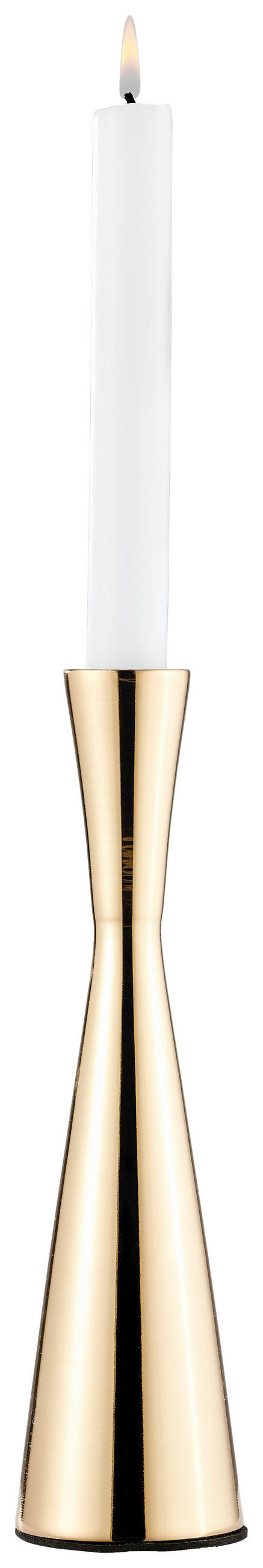 LJUSSTAKE  - guldfärgad, Basics, metall (6/23cm)