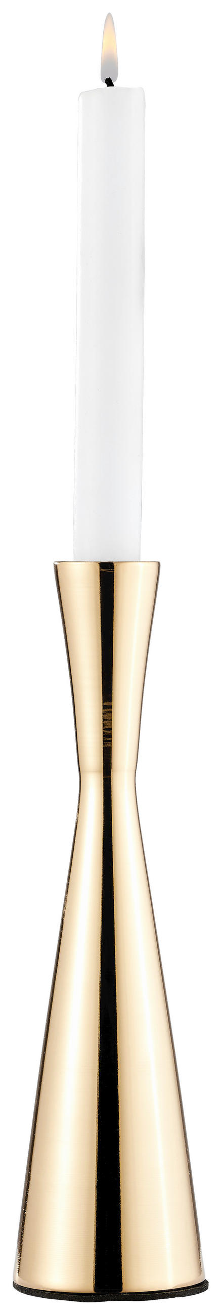 LJUSSTAKE  - guldfärgad, Basics, metall (6/23cm)