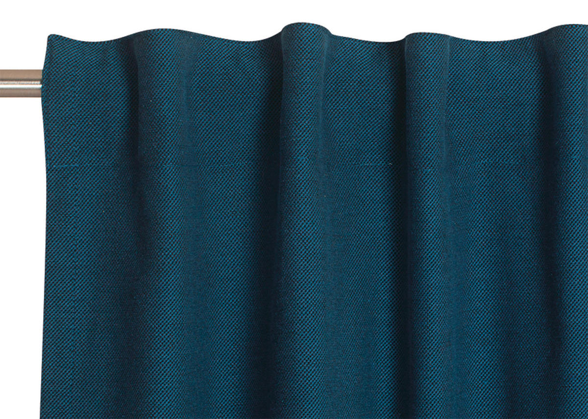 FERTIGVORHANG blickdicht  - Blau, Basics, Textil (130/250cm) - Schöner Wohnen