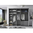 SCHWEBETÜRENSCHRANK 250/216/65 cm 3-türig Weiß, Weiß Hochglanz  - Weiß Hochglanz/Weiß, MODERN, Holzwerkstoff/Metall (250/216/65cm) - Hom`in