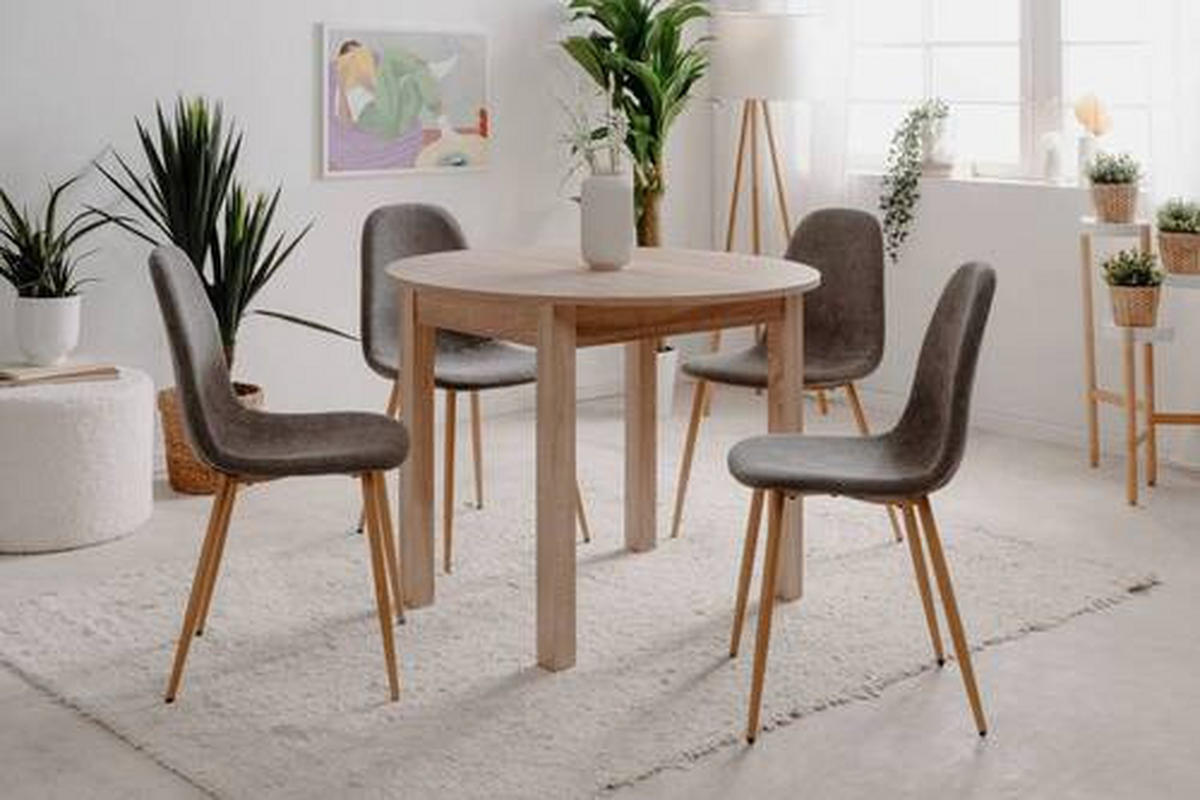 STOL ZA BLAGOVAONICU  hrast Sonoma  drvni materijal      - hrast Sonoma, Basics, drvni materijal (100/75cm) - MID.YOU