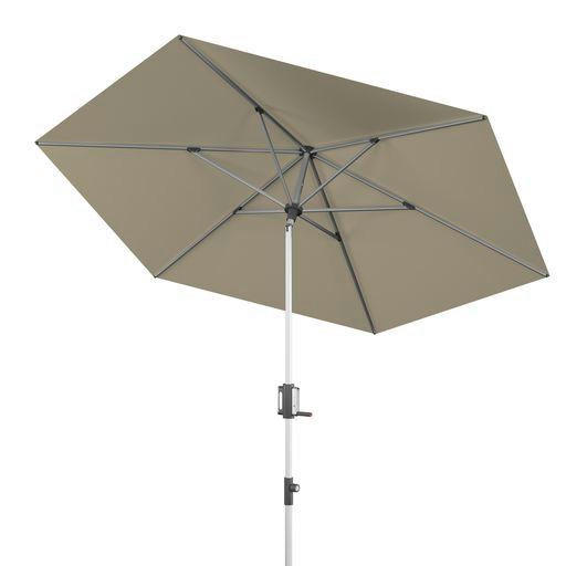 SONNENSCHIRM 290 cm Sandfarben  - Sandfarben/Silberfarben, Basics, Textil/Metall (290/223-256cm) - KNIRPS