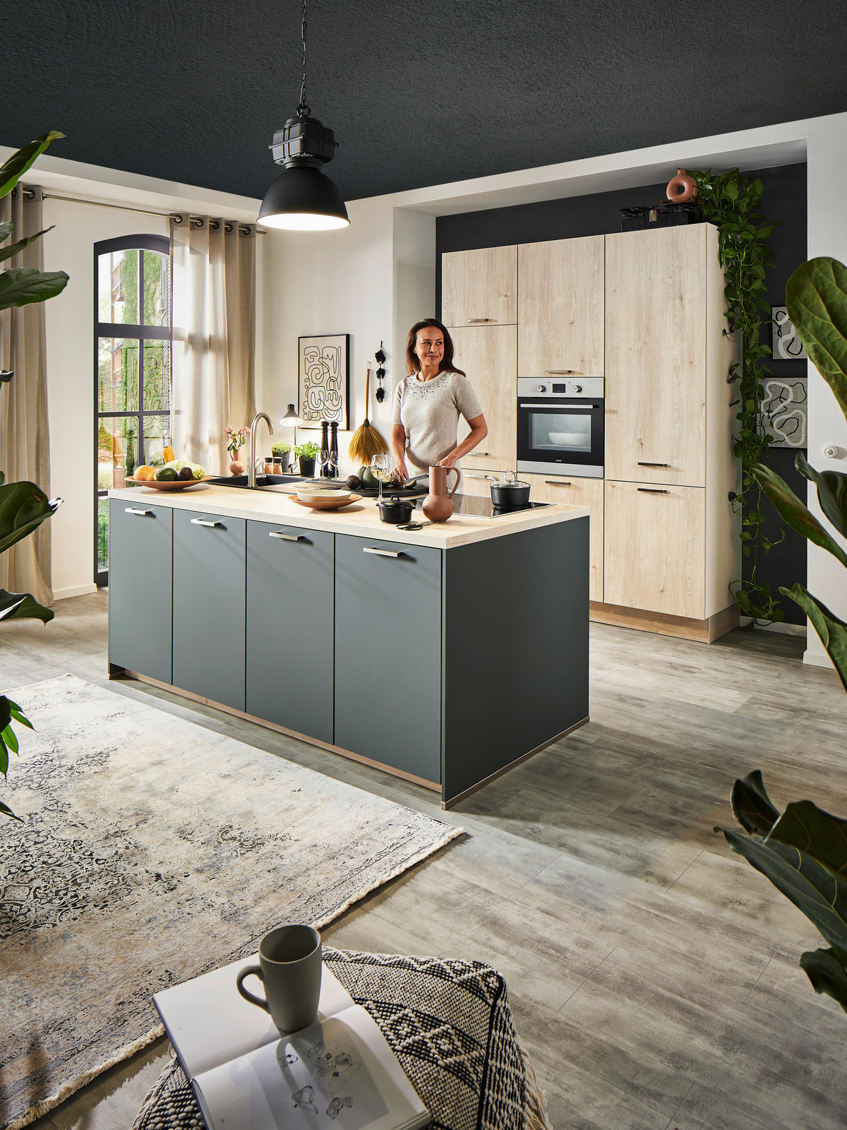 EINBAUKÜCHE   - Design, Holzwerkstoff - Celina